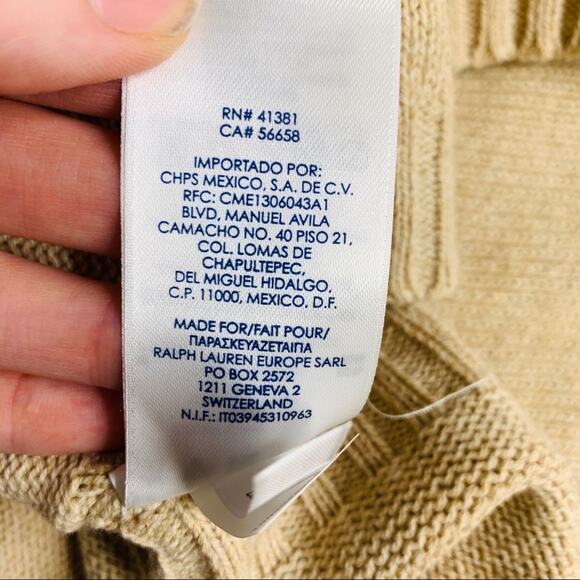 Chaps poncho taupe sweater new soft - Picture 10 of 11